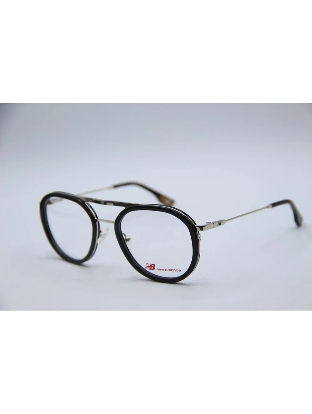 New Balance Nb 4126-1 Black Silver Authentic Eyeglasses 50-19-135